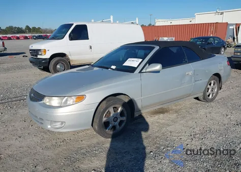 2001 Toyota Camry Solara Sle V6 z USA, uszkodzony, nr VIN 2T1FF22P31C430613